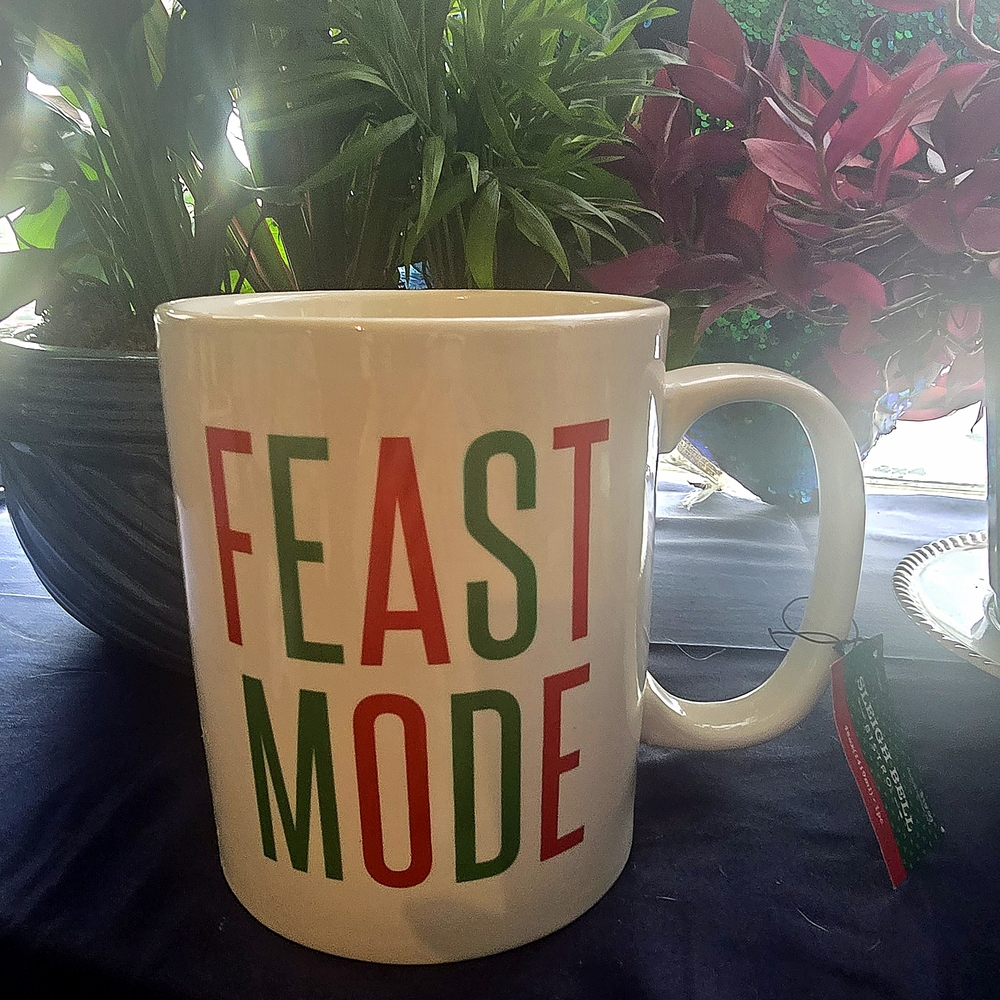 Feast Mode Mug - Red and Green